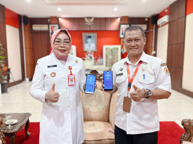 Bupati Grobogan Mencoba Digital ID