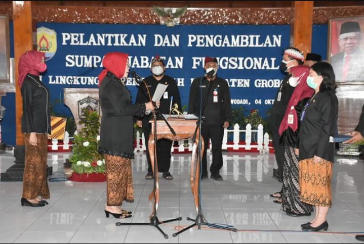 Bupati Sumarni lantik 172 pejabat Fungsional Pemkab Grobogan