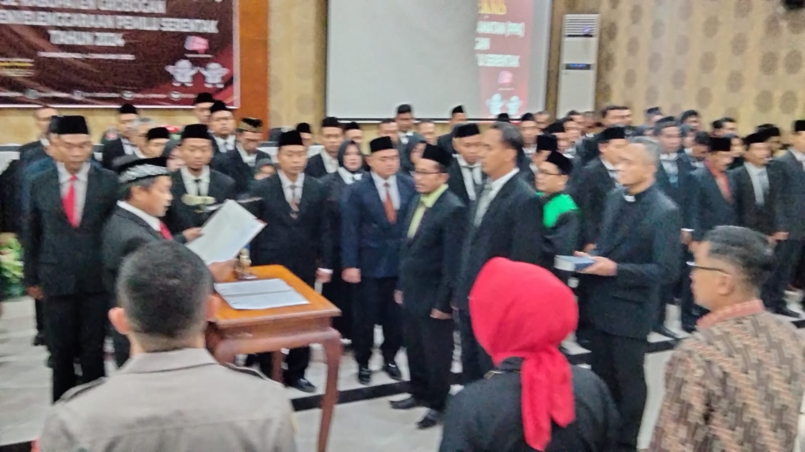 95 PPK Pemilu 2024 Grobogan Dilantik 