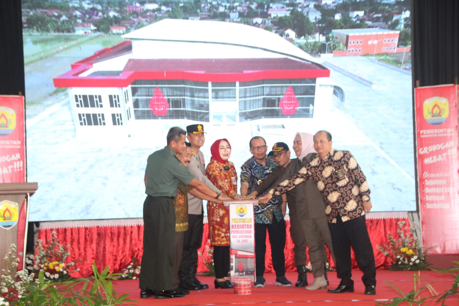 Gedung Serba Guna Dewi Sri, Diresmikan 