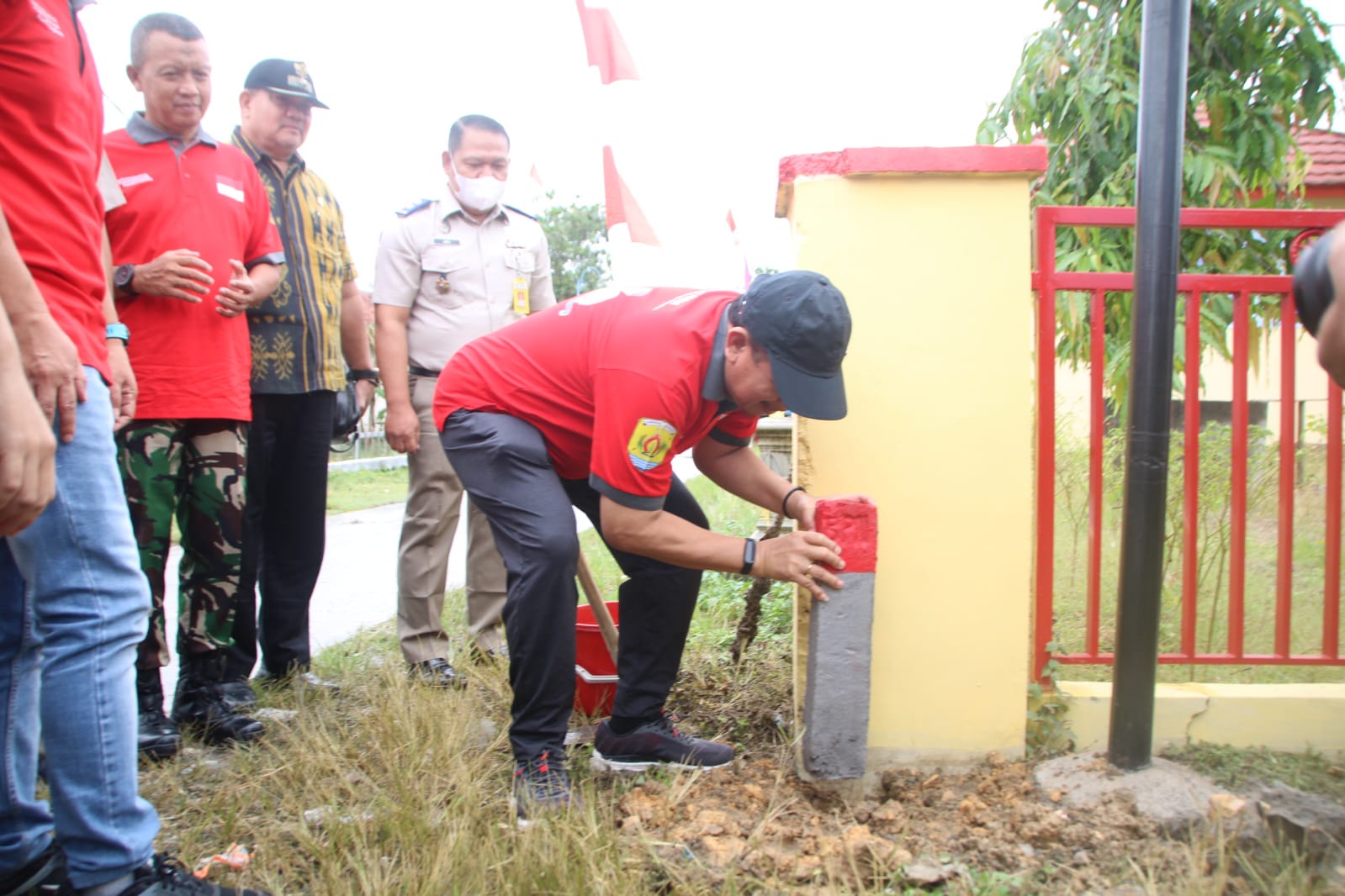 Lindungi Sengketa BPN, Pasang Patok Tanda Batas