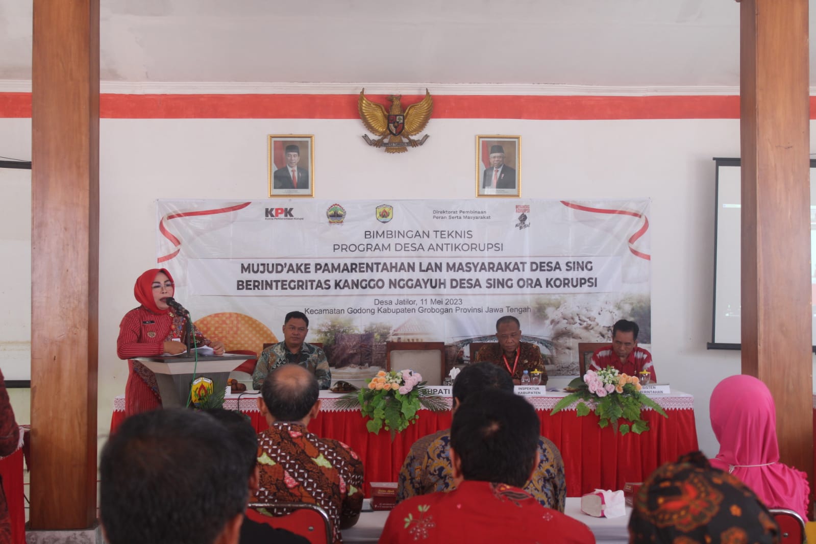 Grobogan Gelar Bimtek Program Desa Anti Korupsi, ini Harapan Bupati