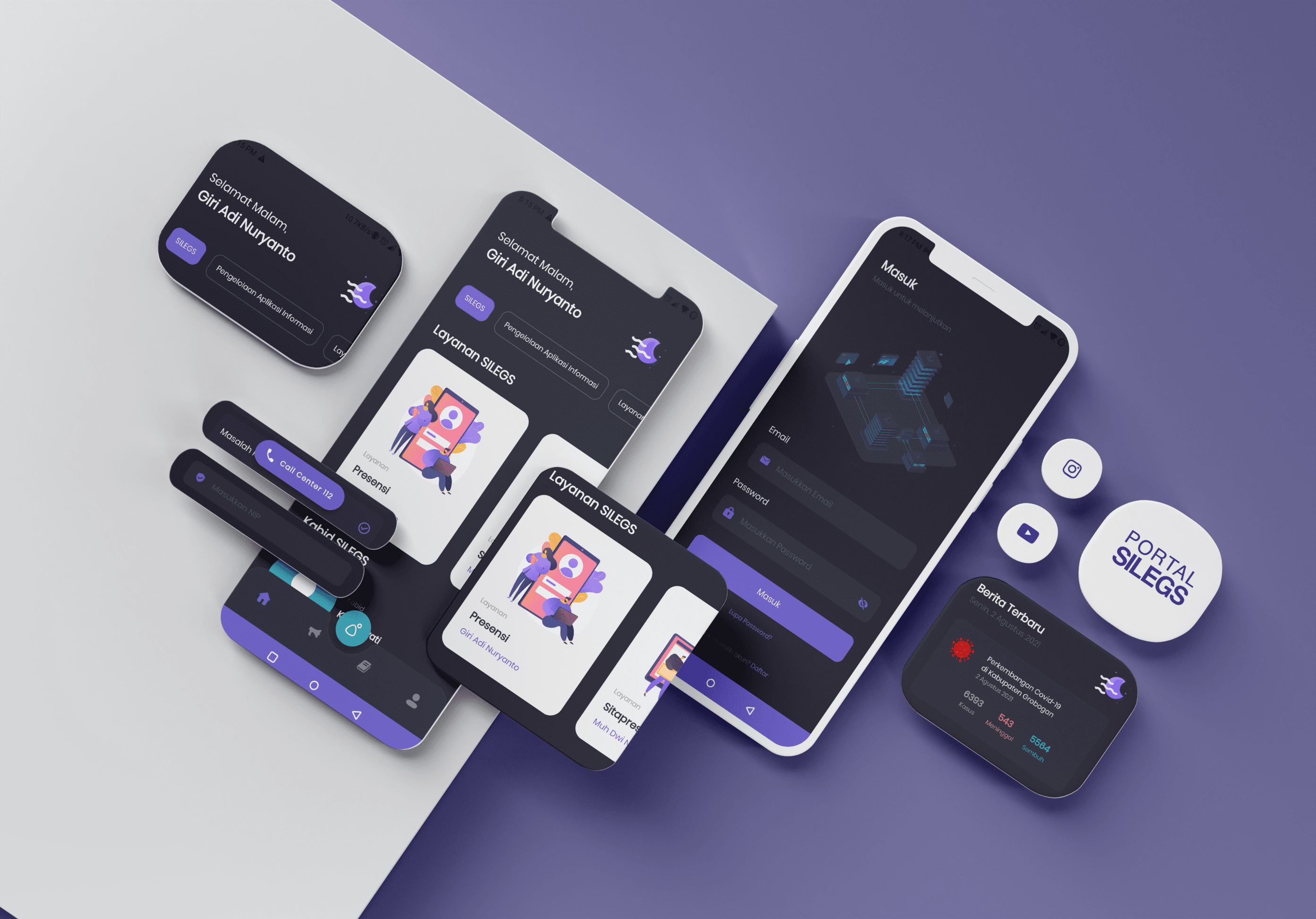 Launching Aplikasi PORTAL SILEGS