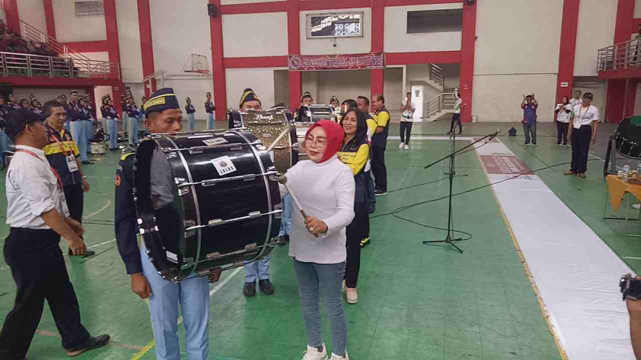 Bupati Grobogan Buka Pertandingan Cabor Drum Band Porprov 2023