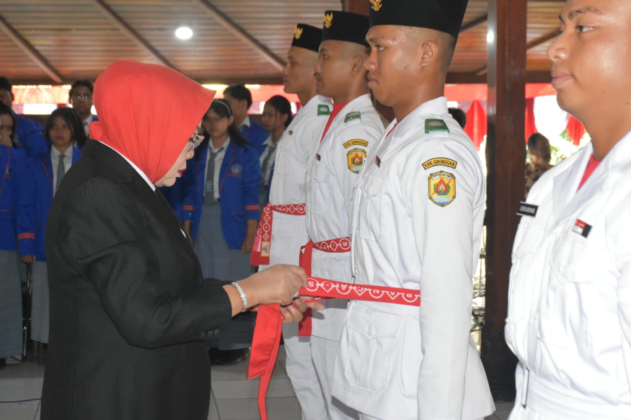 Bupati Grobogan Kukuhkan Anggota Paskibra Tahun 2023