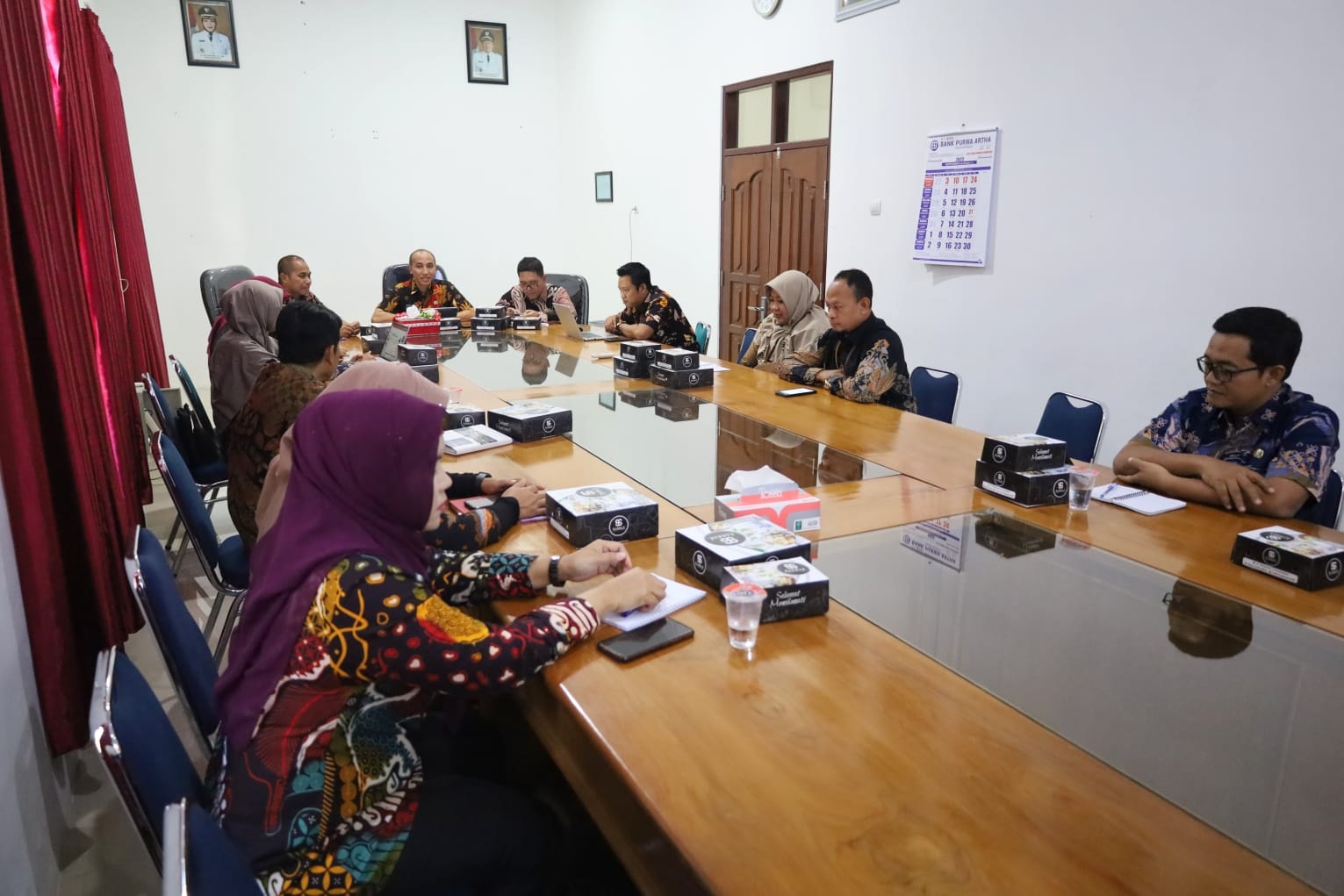 Sekretaris Daerah Kabupaten Grobogan menerima audiensi Balai Bahasa Provinsi Jawa Tengah, Kementerian Pendidikan, Kebudayaan, Riset, dan Teknologi
