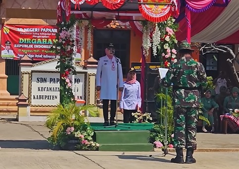 Bupati Hadiri Pembukaan TMMD Sengkuyung di Lapangan Desa Papanrejo