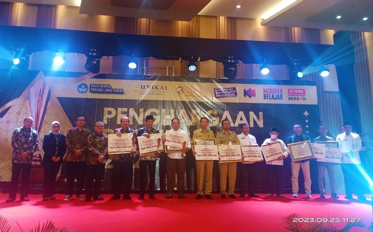 Pemerintah Kabupaten Grobogan menerima Penghargaan PRASIDATAMA Tahun 2023
