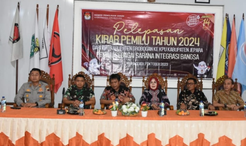 KPU Grobogan Selenggarakan Kirab Pemilu 2024 ke Jepara