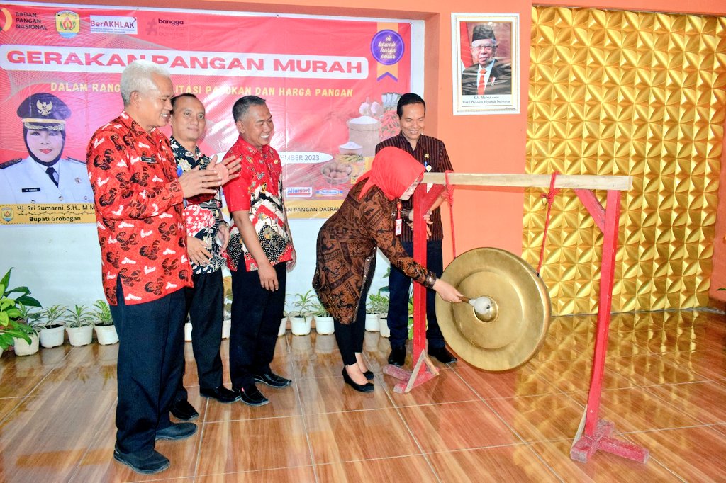 Bupati Buka Gerakan Pangan Murah Serentak Nasional