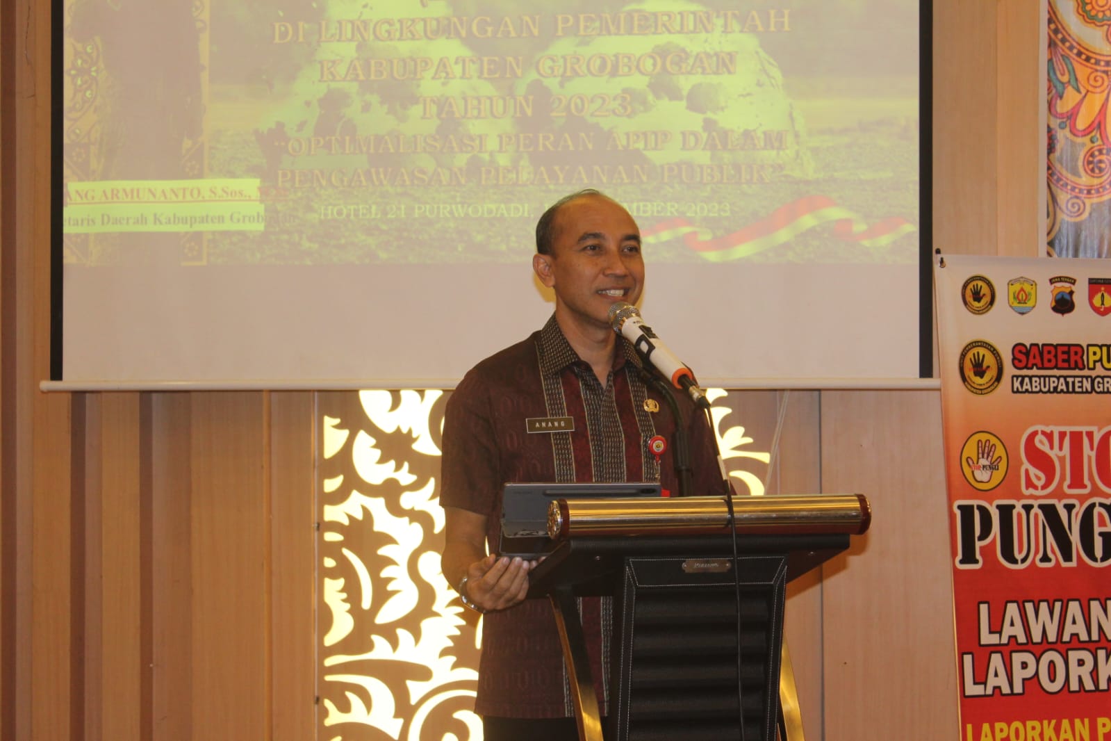 Sekda Buka Rakor Larwasda di Lingkungan Pemkab Grobogan