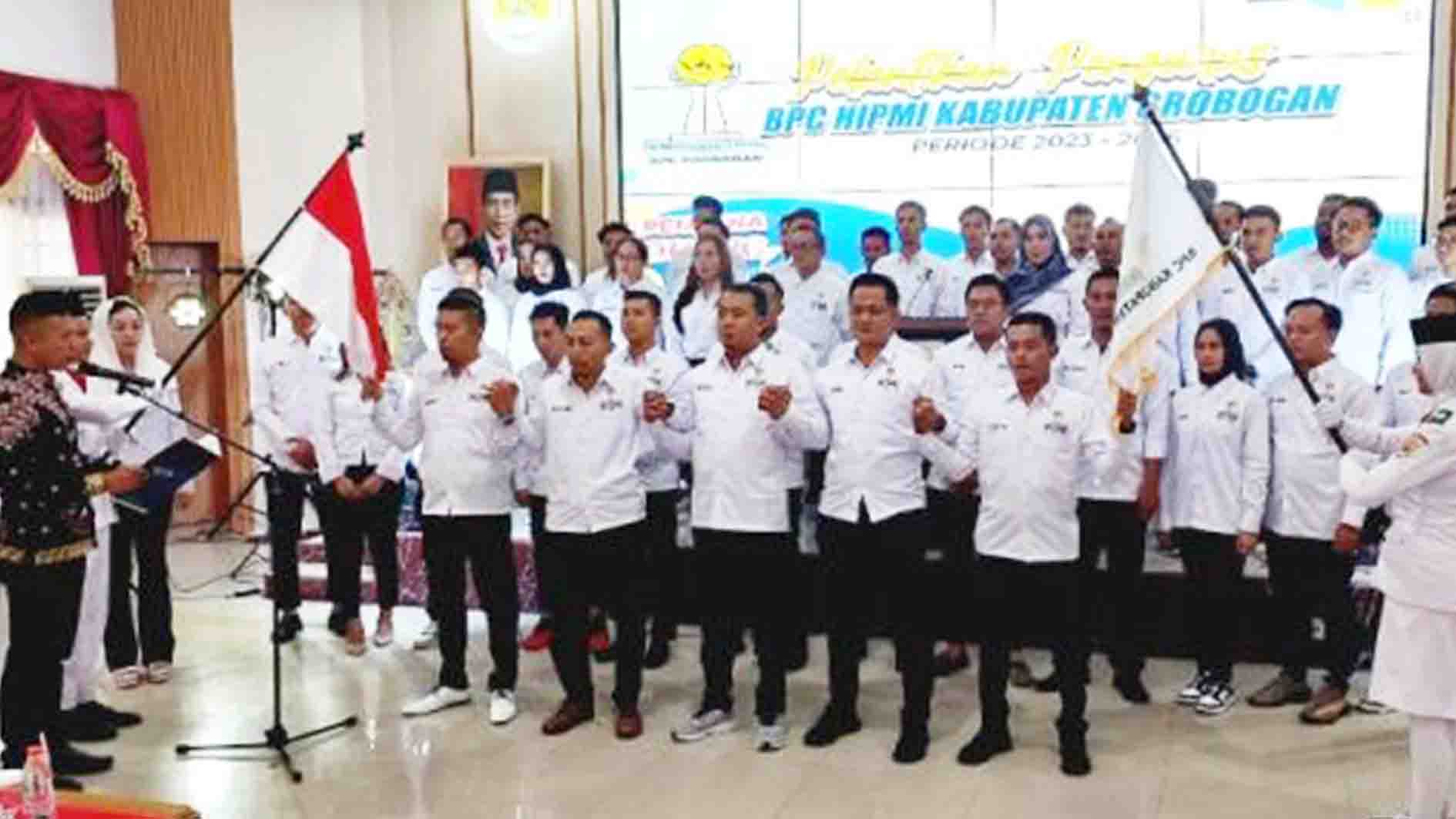 Bupati Saksikan Pelantikan Pengurus BPC HIPMI Grobogan periode 2023-2026