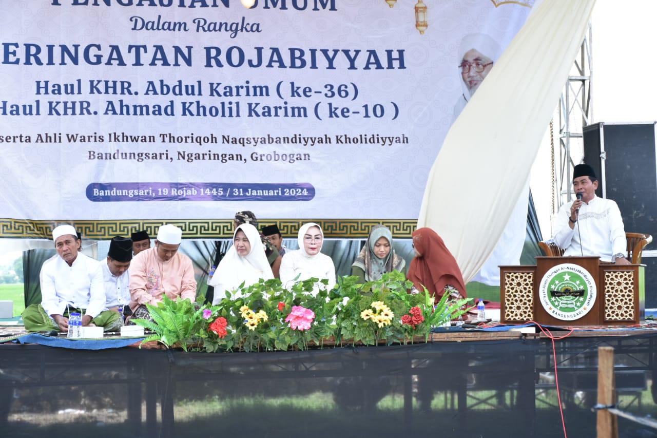 Bupati Grobogan Hadiri Peringatan Haul KHR Abdul Karim dan KHR Ahmad Kholil Karim 