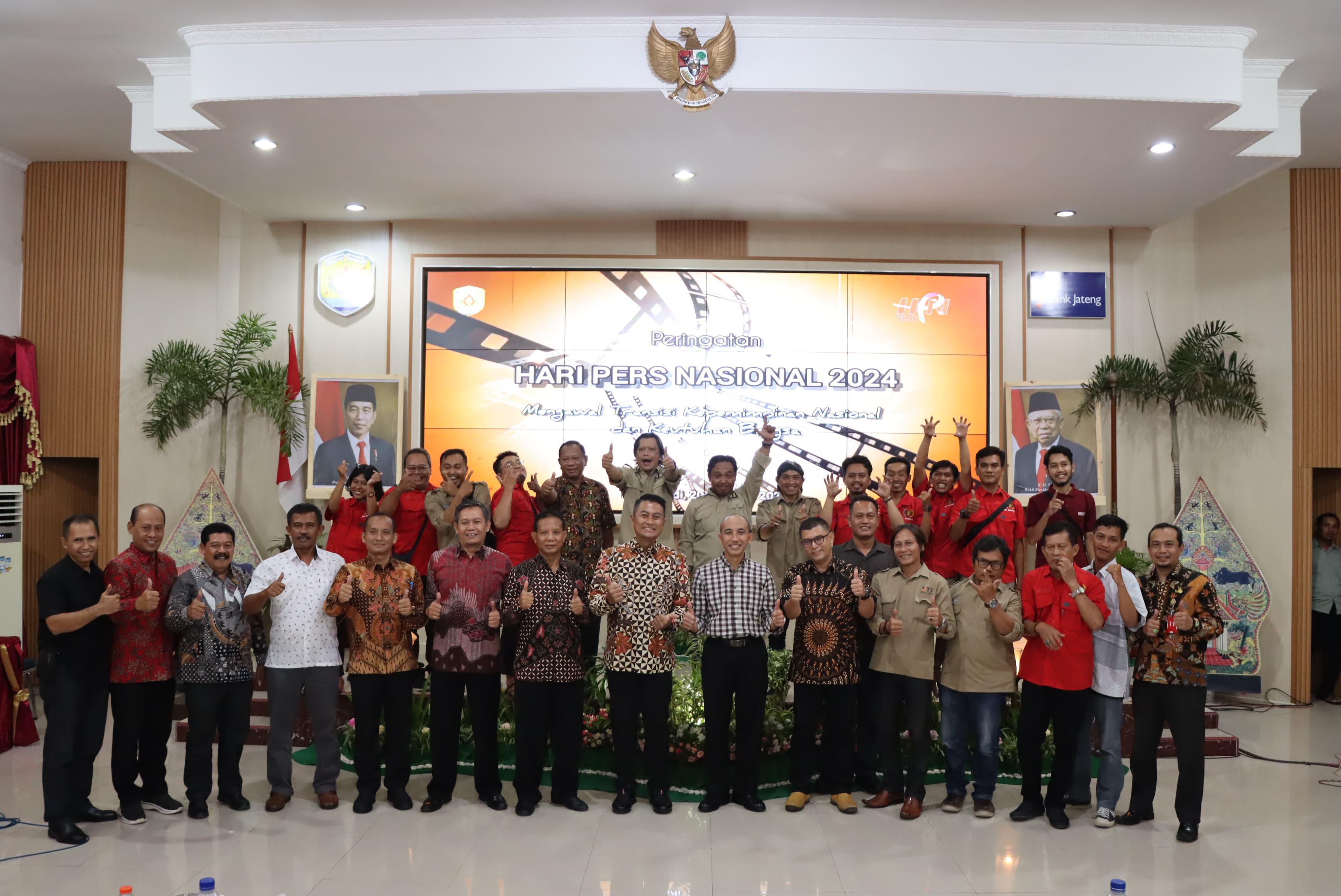 Hadiri Peringatan HPN 2024, Sekda Dorong Wartawan di Grobogan Ikuti UKW