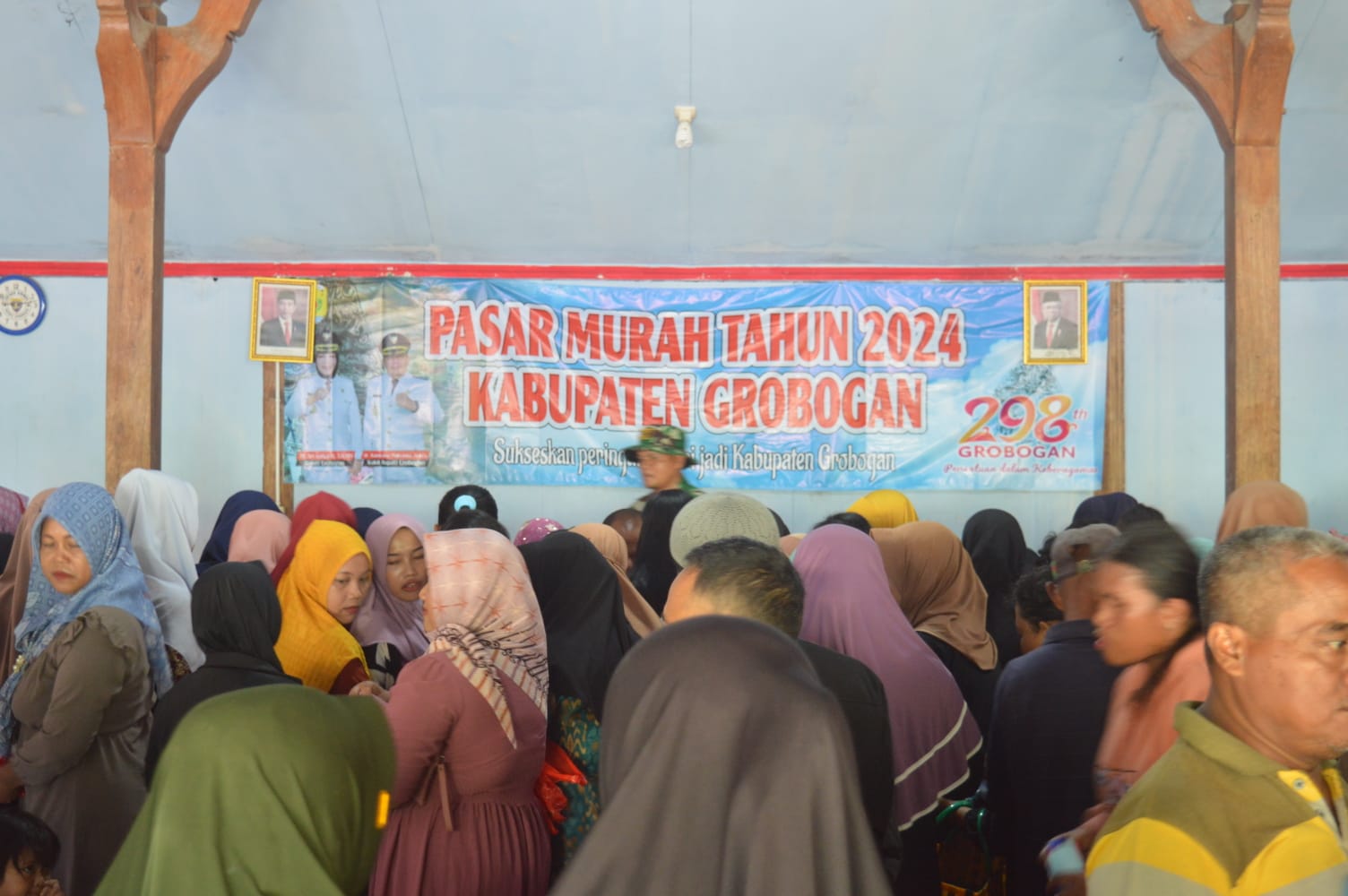 Kendalikan Harga Kebutuhan Pokok, Pemkab Grobogan Gelar Pasar Murah 