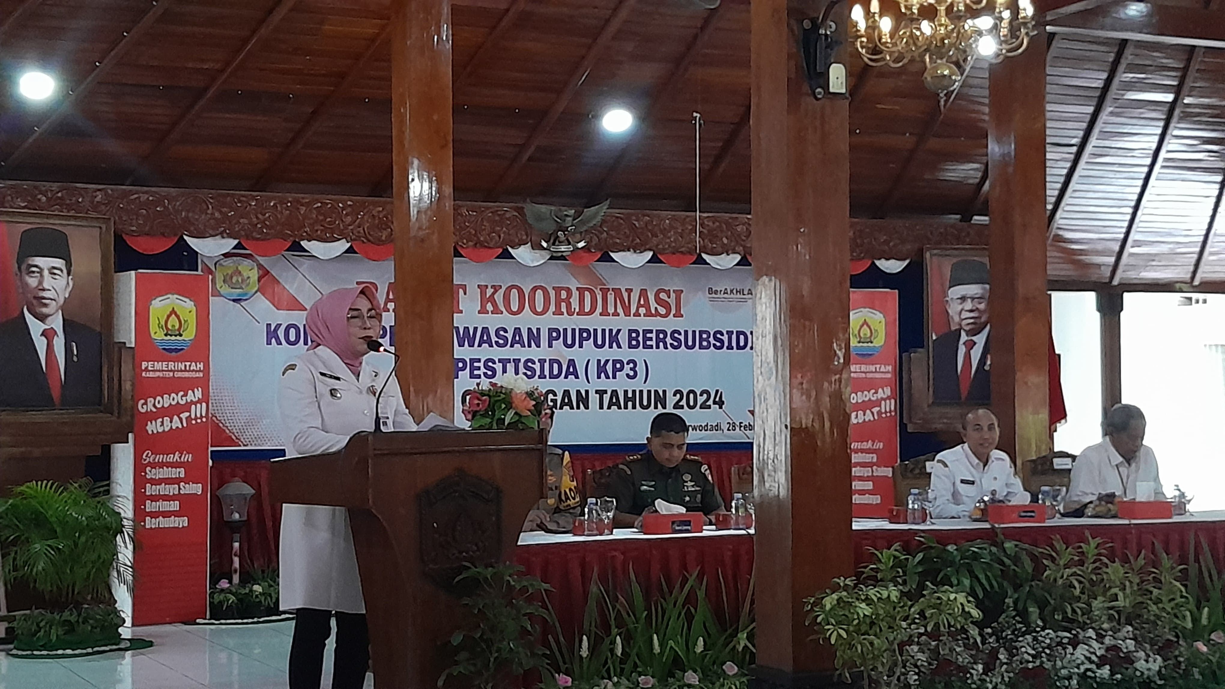 Buka Rakor KP3, Bupati Minta Pengawasan Distribusi Pupuk Bersubsidi Dimaksimalkan