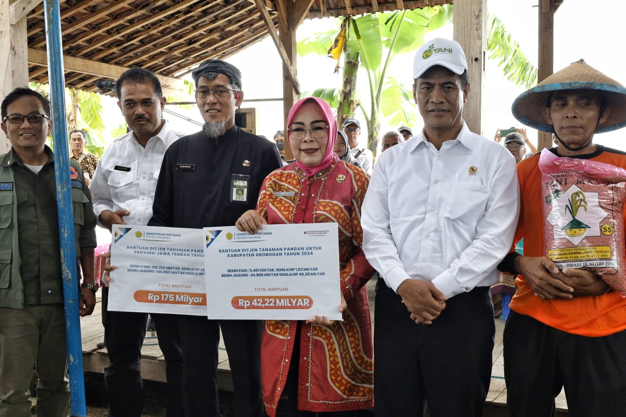 Menteri Pertanian Amran Sulaiman Kunjungan Kerja ke Grobogan