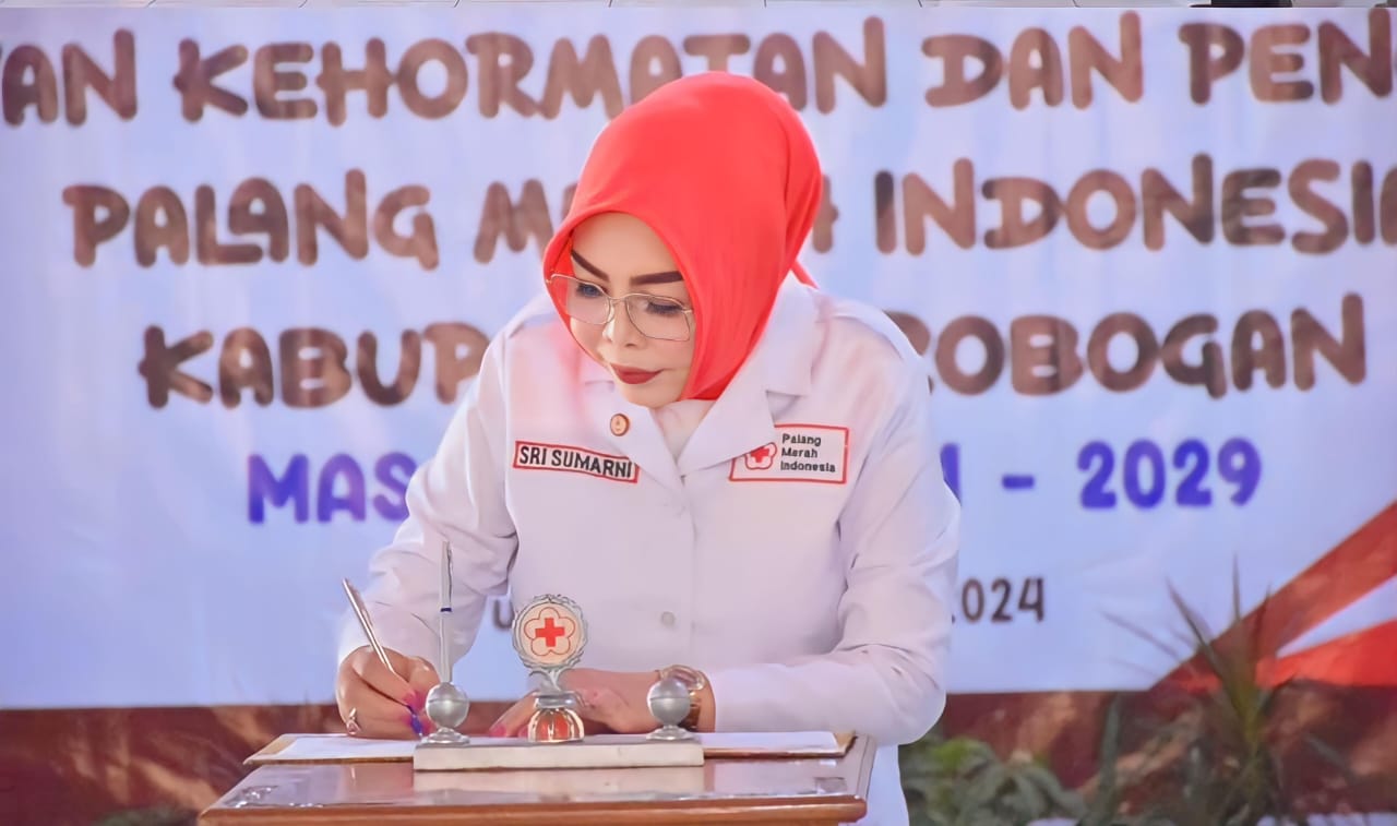 Pelantikan Dewan Kehormatan dan Pengurus PMI Kabupaten Grobogan Masa Bakti Tahun 2024 - 2029 Oleh Ketua PMI Provinsi Jawa Tengah