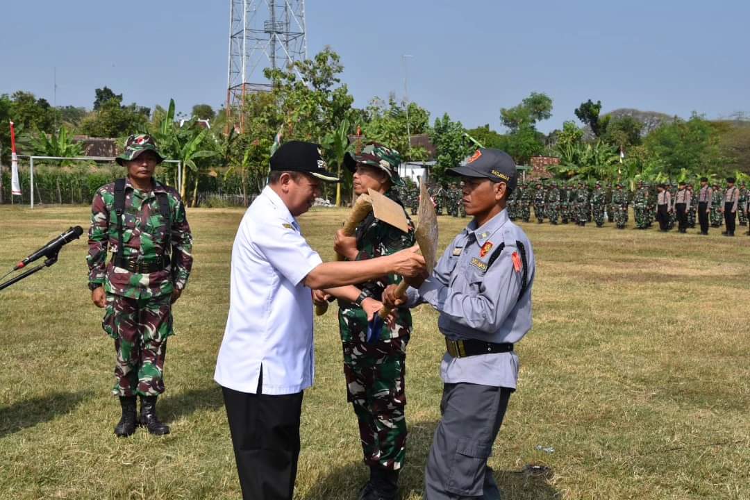 Wakil Bupati Grobogan Memimpin Upacara Pembukaan TMMD Sengkuyung Tahap III 