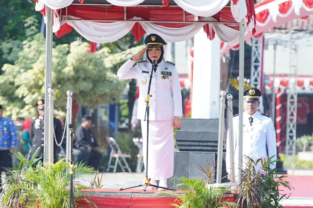 Upacara Peringatan HUT Ke-79 Kemerdekaan RI di Alun-Alun Purwodadi Berlangsung Khidmat