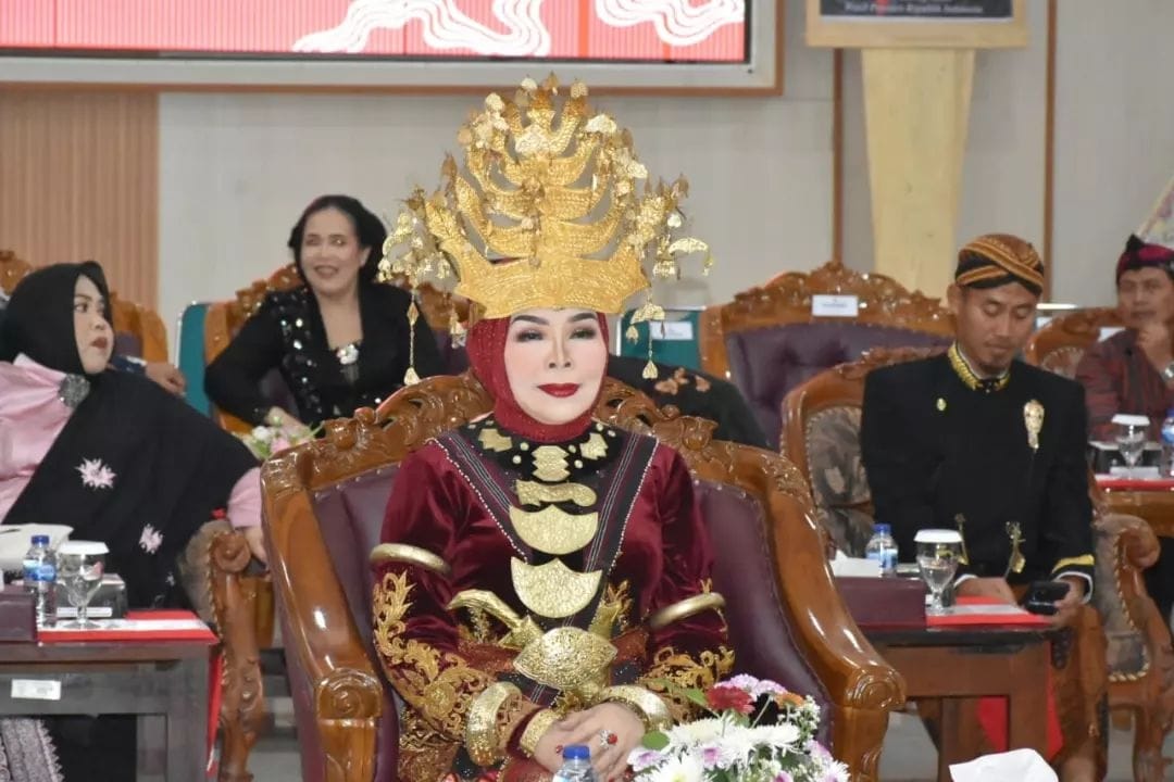 Bupati Grobogan bersama Forkopimda mengikuti upacara peringatan detik-detik Proklamasi Kemerdekaan Ke-79 RI secara daring