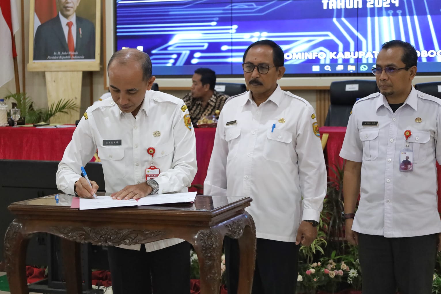 Sekda Grobogan Membuka Pembinaan PPID Grobogan