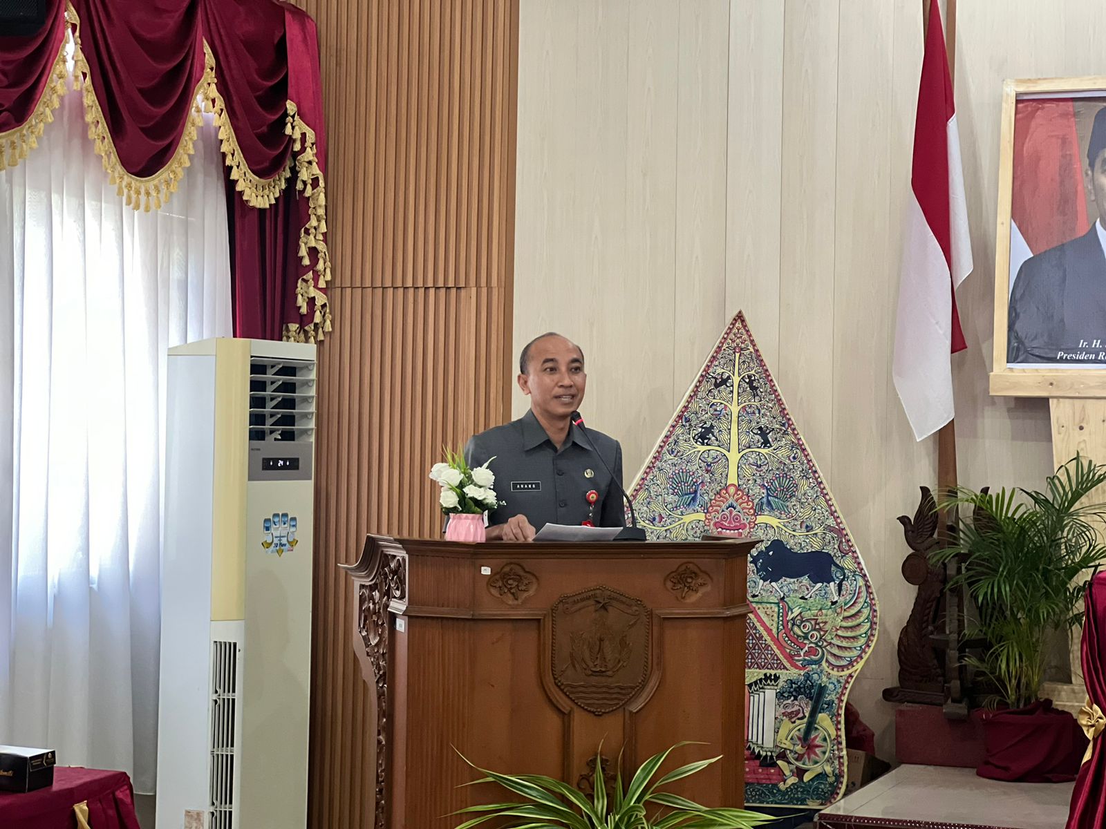 Sekda Grobogan Membuka Kegiatan Pembinaan Kelompok Informasi Masyarakat (KIM)