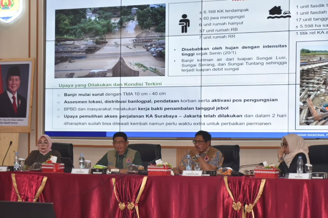 PEMKAB GROBOGAN TETAPKAN STATUS TANGGAP DARURAT BANJIR SELAMA 7 HARI