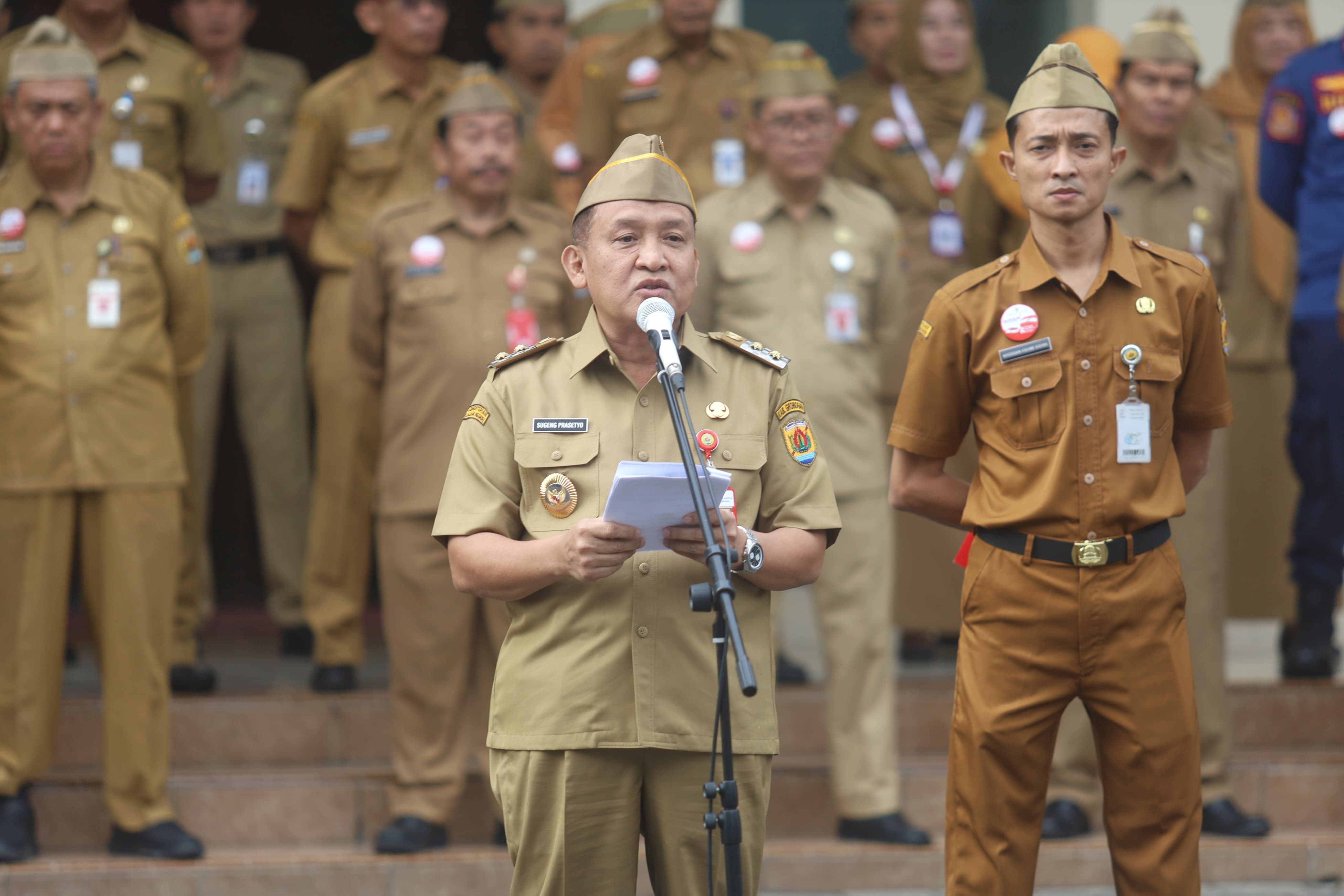 PERDANA, WABUP GROBOGAN PIMPIN APEL: SOLIDITAS TIM PEMERINTAH DAERAH KUNCI SUKSES JALANKAN PROGRAM PRIORITAS DI GROBOGAN