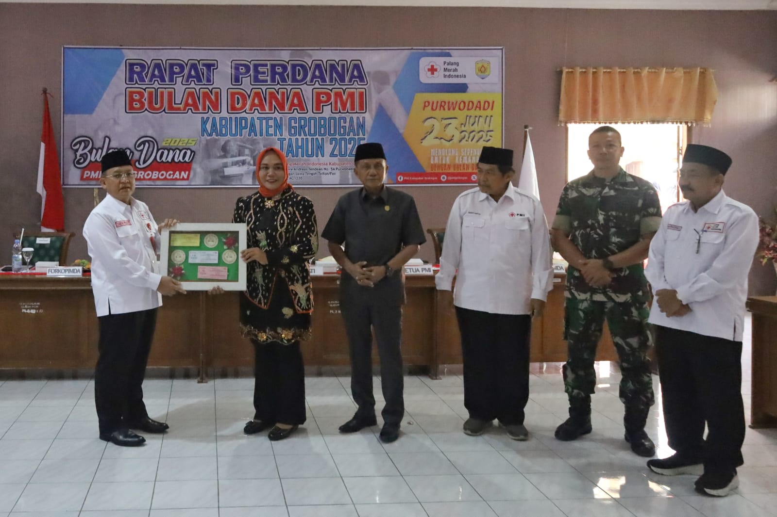 Bulan Dana PMI 2025 Dimulai, Wakil Bupati Ajak Masyarakat Grobogan Wujudkan Solidaritas Lewat Aksi Nyata