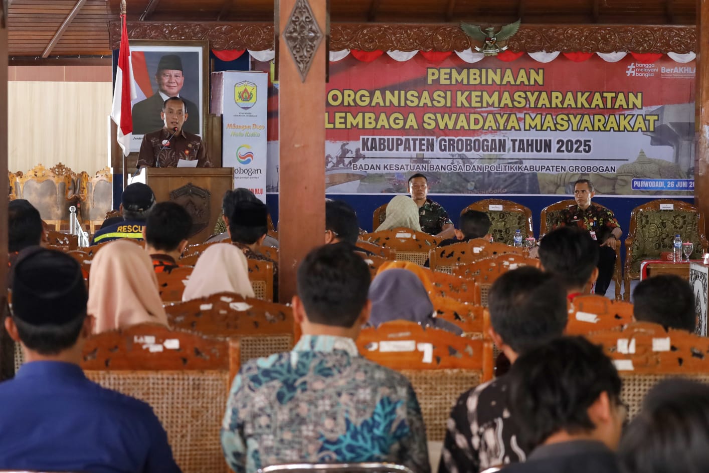 Pembinaan Ormas dan LSM di Grobogan, Pemkab Ingatkan Pentingnya Tertib dan Taat Hukum