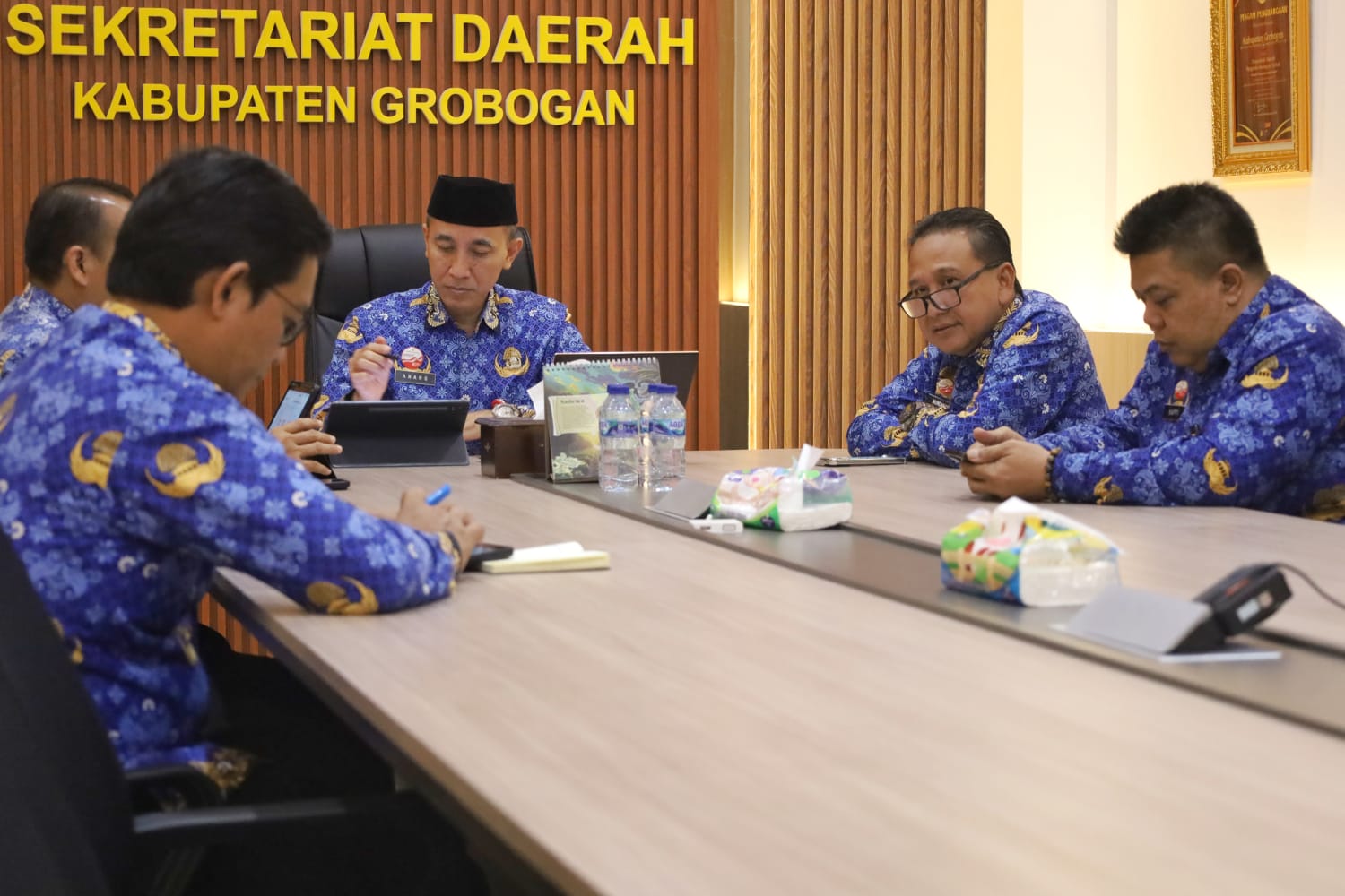 Pemkab Grobogan Bahas Parkir Nontunai, Tinjau Regulasi dan Kesiapan Layanan