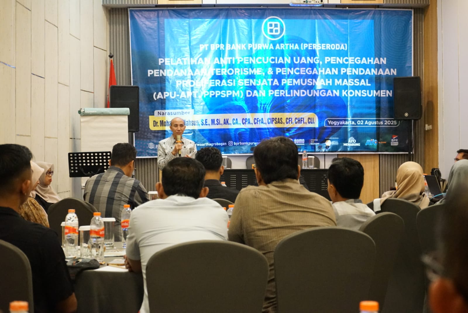 Pelatihan APU"“PPT Digelar BPR Purwa Artha, Pemkab Grobogan Dorong Nilai Kepatuhan Menjadi Praktik Sehari-hari