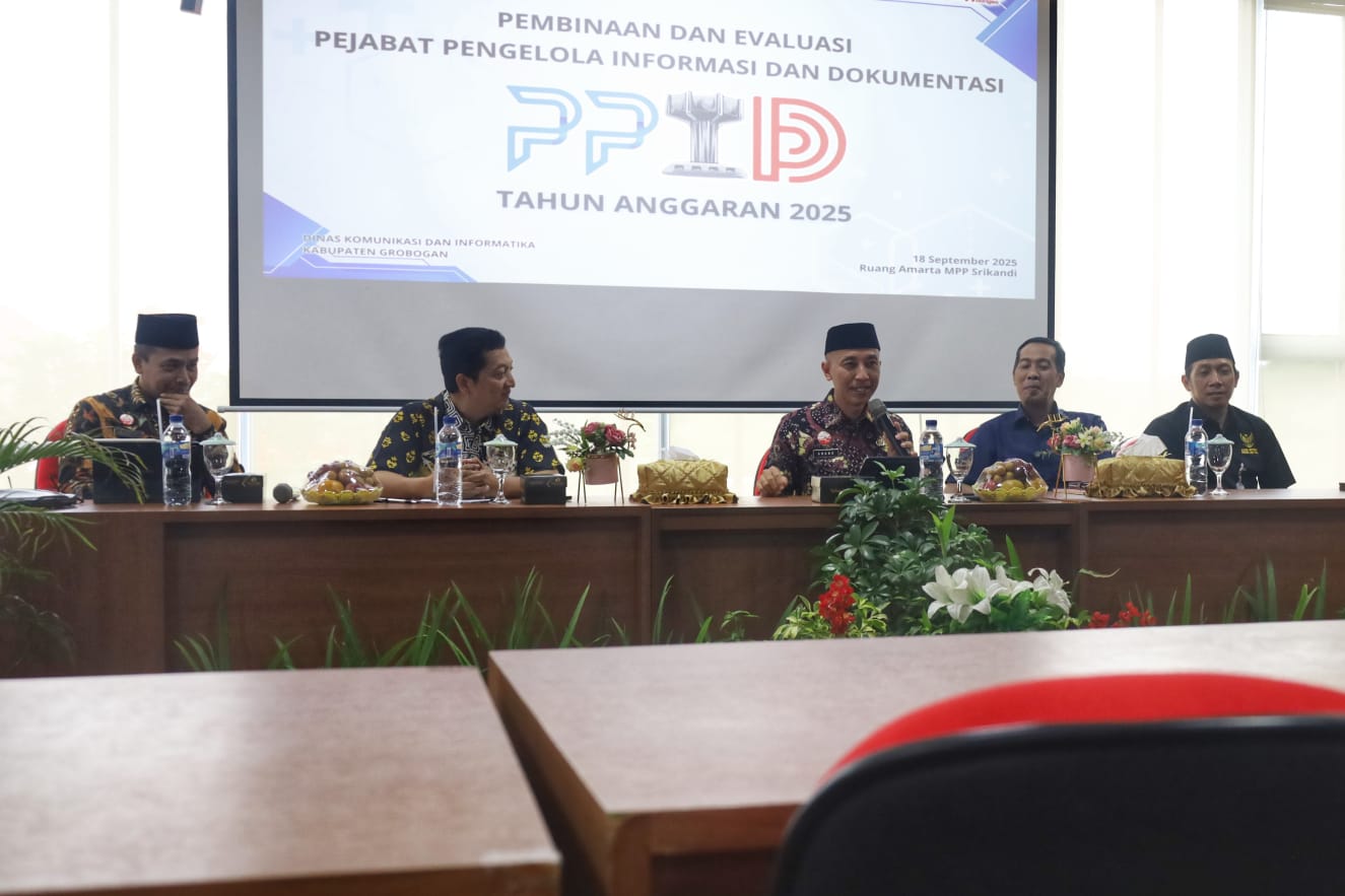 Sekda Grobogan Tekankan Peran PPID dalam Keterbukaan Informasi Publik