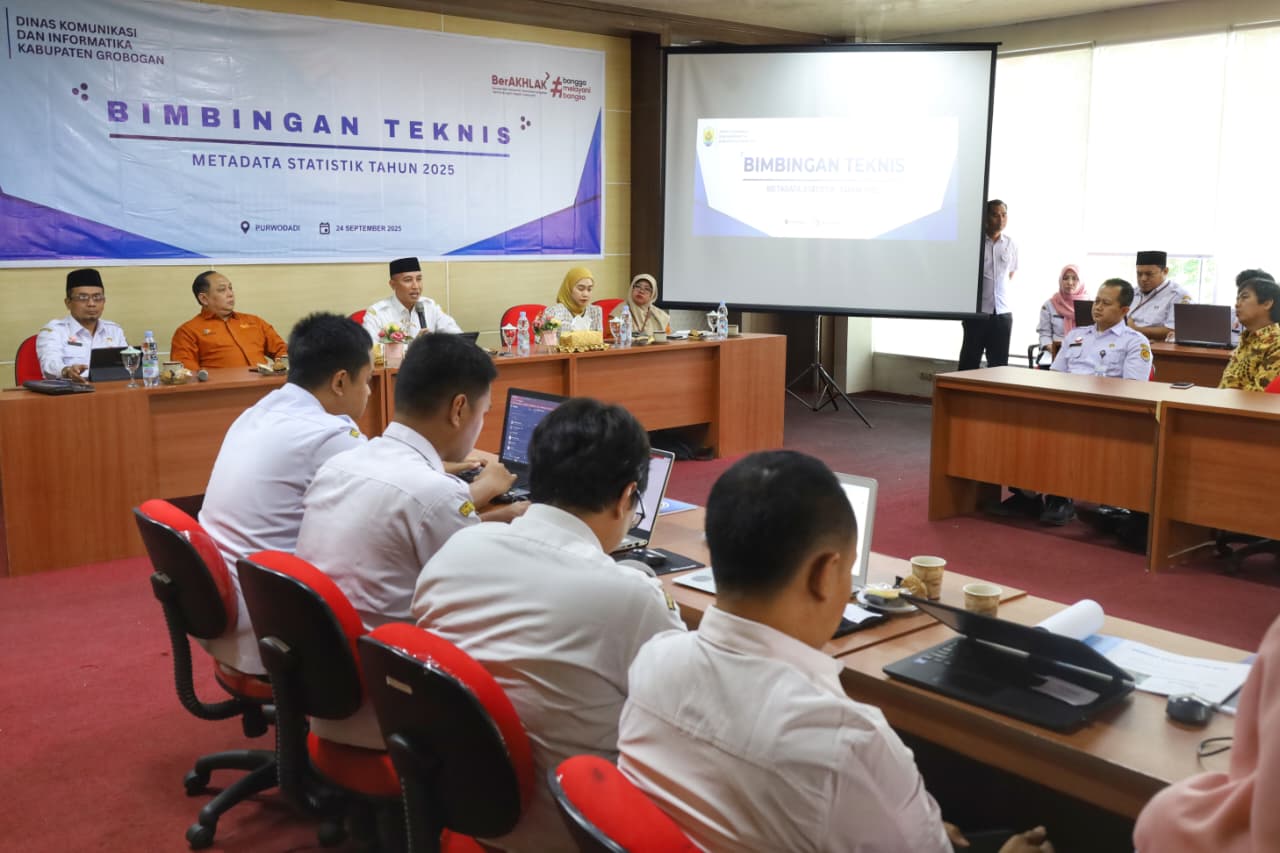 Grobogan Dorong Tata Kelola Data Lebih Baik melalui Bimtek Metadata Statistik