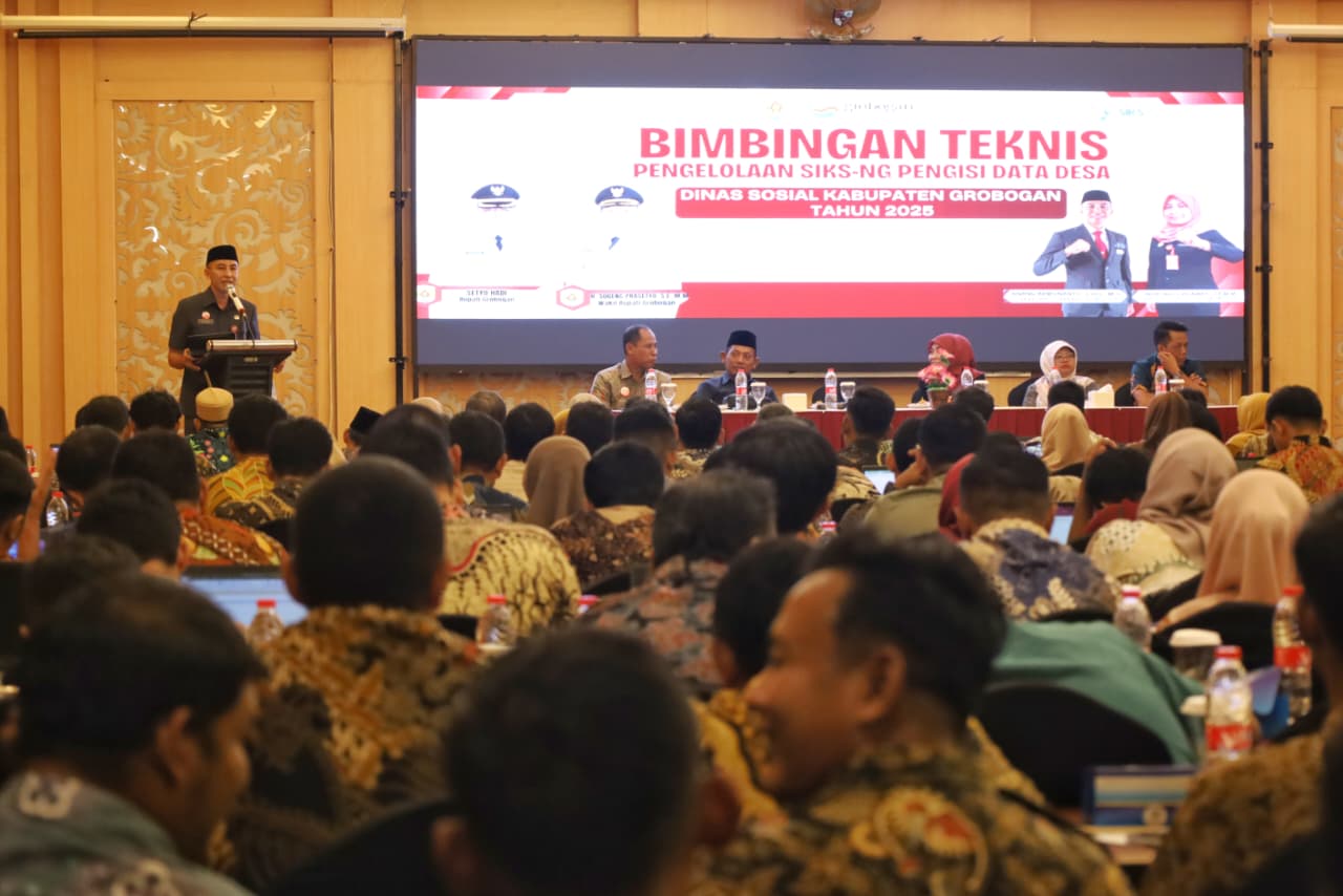 Bimtek SIKS-NG Grobogan: Admin Desa Jadi Ujung Tombak Ketepatan Data Sosial