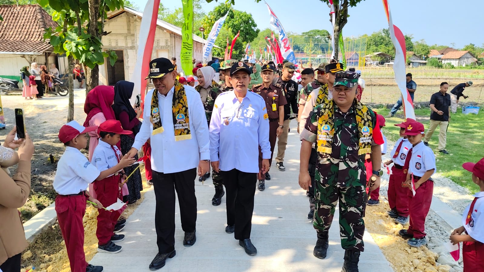 Bupati Grobogan Buka TMMD Reguler Ke-126 di Desa Karangharjo Pulokulon