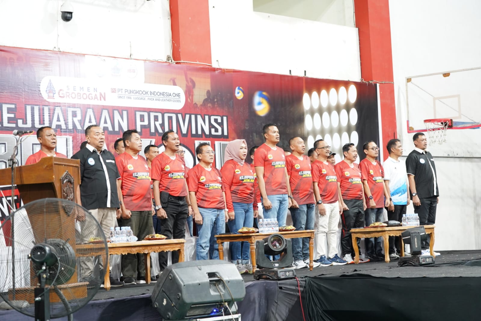 Wabup Grobogan dan Forkompimda Hadiri Opening Ceremony Kejuaraan Bola Voli Antar Klub se-Jawa Tengah 2025