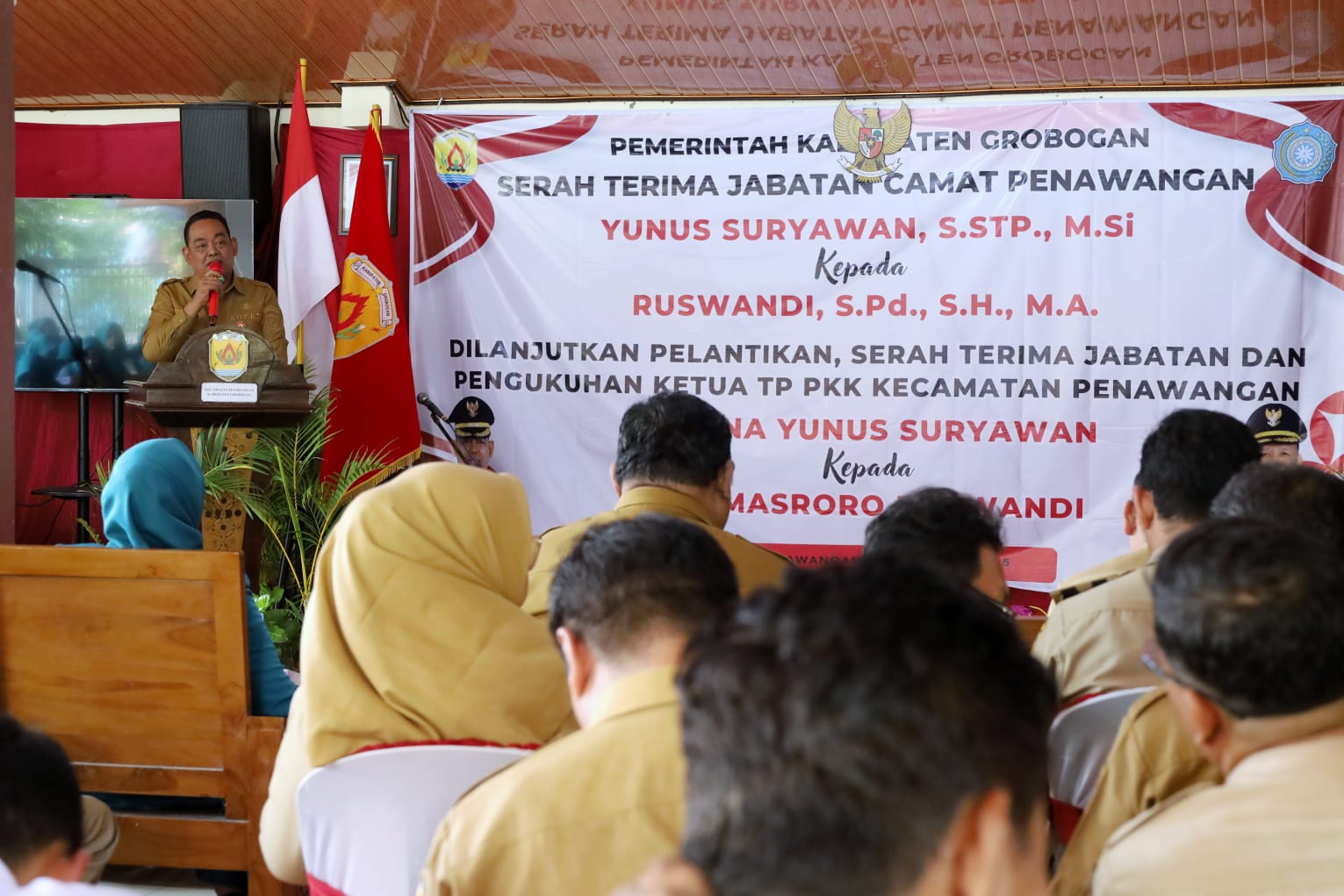 Melanjutkan Pengabdian, Begini Moment Serah Terima Camat Penawangan