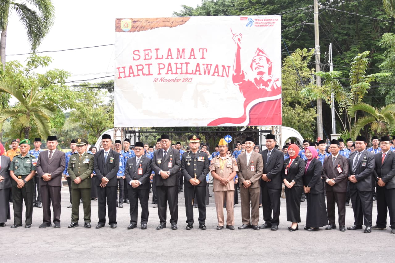 Semangat Kepahlawanan Terus Berkobar, Pemkab Grobogan Gelar Upacara Hari Pahlawan 2025