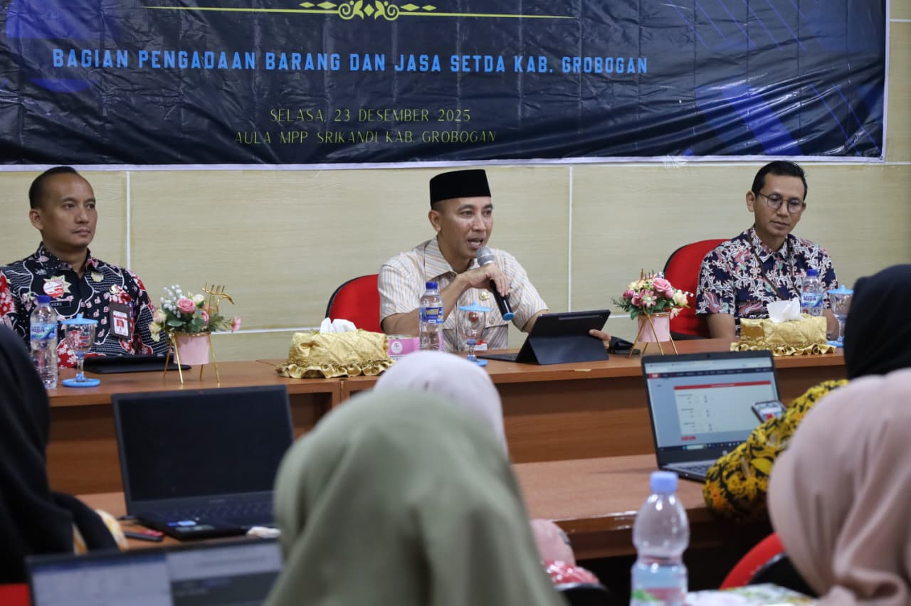 Pemkab Grobogan Gelar Bimtek Penyusunan RUP 2026 untuk Perkuat Tata Kelola Pengadaan
